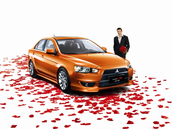 三菱轎車攝影圖片