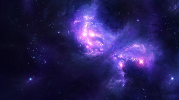 太空系列紫云