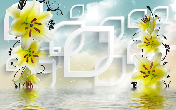 花卉裝飾畫