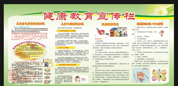 健康教育宣傳欄