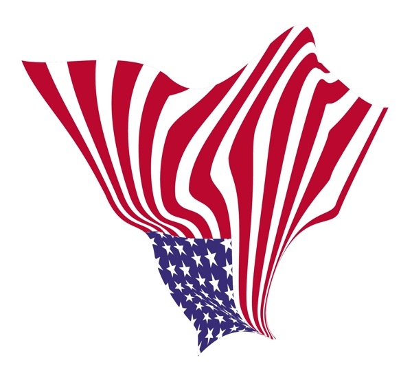 美国艺术节波纹旗
