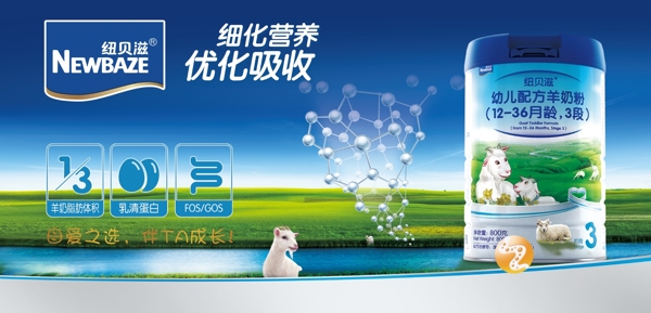 奶粉海報