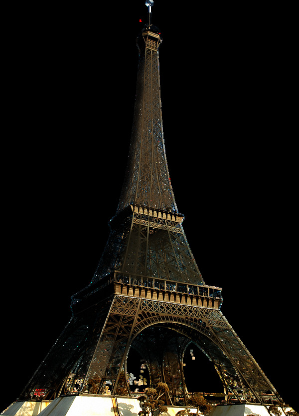 艾菲尔铁塔高清照片免抠png透明图层素材