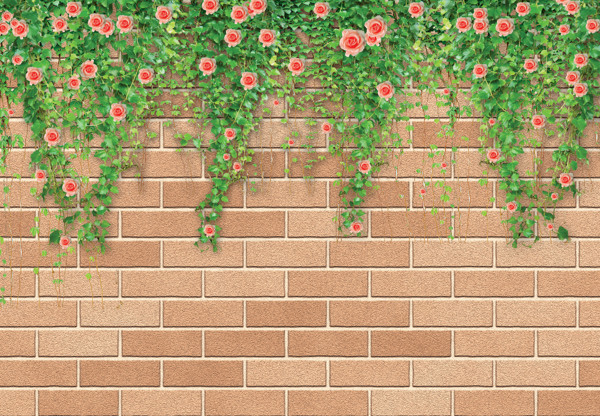 花卉墻壁裝飾背景墻