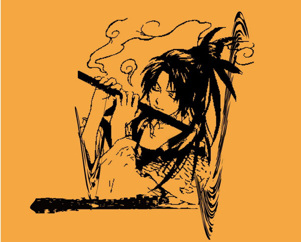 位圖人物女人色彩黑色免費(fèi)素材