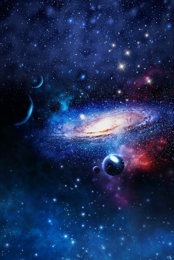震撼星空背景