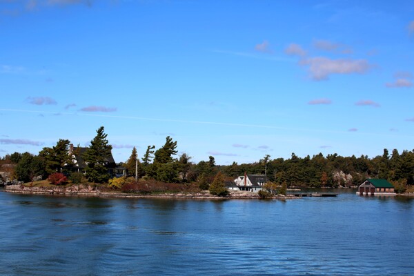 加拿大加东千岛群岛之千岛湖风景