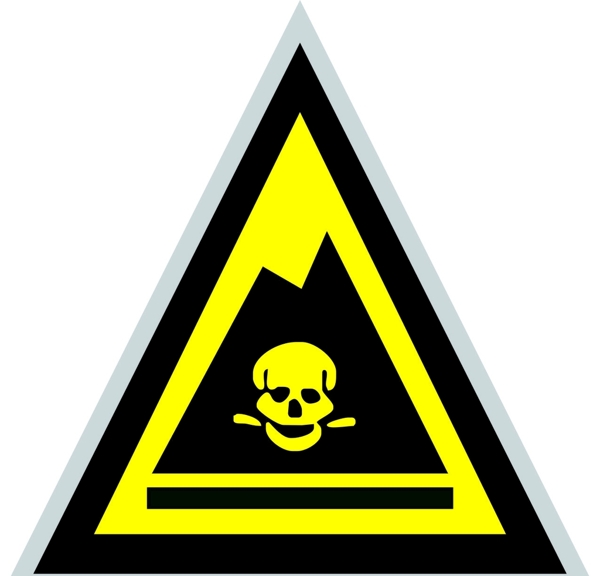 危险废物警示标志图片