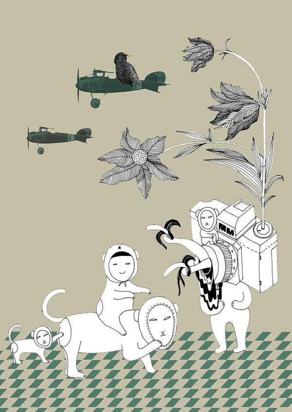 位圖插畫時(shí)尚插畫卡通插畫藝術(shù)效果免費(fèi)素材