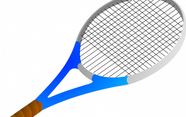 网球拍的矢量图像
