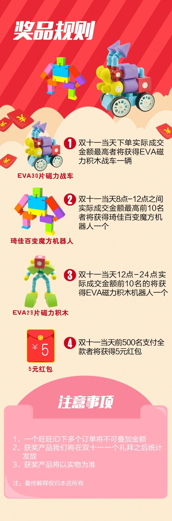 獎(jiǎng)品規(guī)則活動(dòng)紅包注意規(guī)則