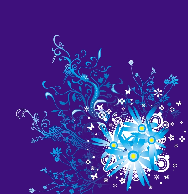 歐美花紋3925矢量EPS