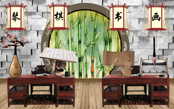 風(fēng)景裝飾背景墻