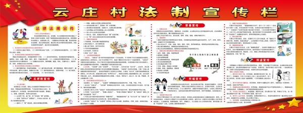 法制宣傳欄