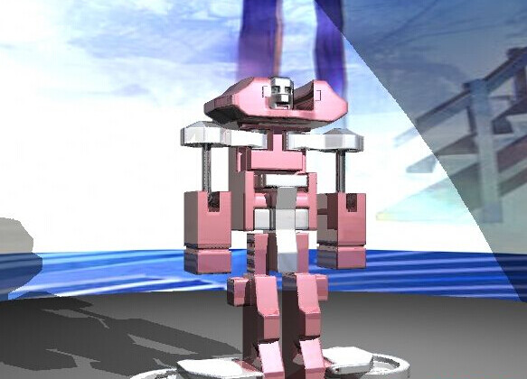 幼稚機器人3D模型