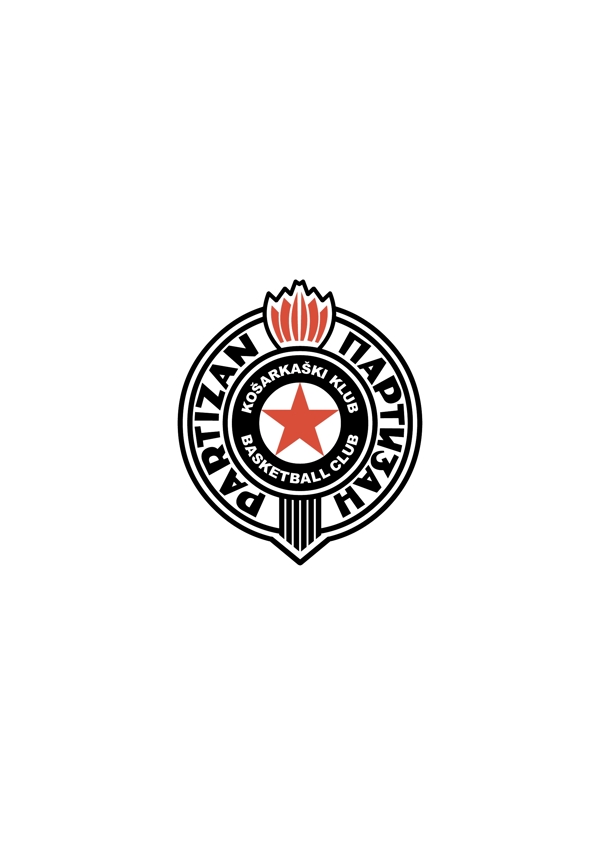 PartizanBasketballClublogo設(shè)計(jì)欣賞PartizanBasketballClub體育比賽標(biāo)志下載標(biāo)志設(shè)計(jì)欣賞