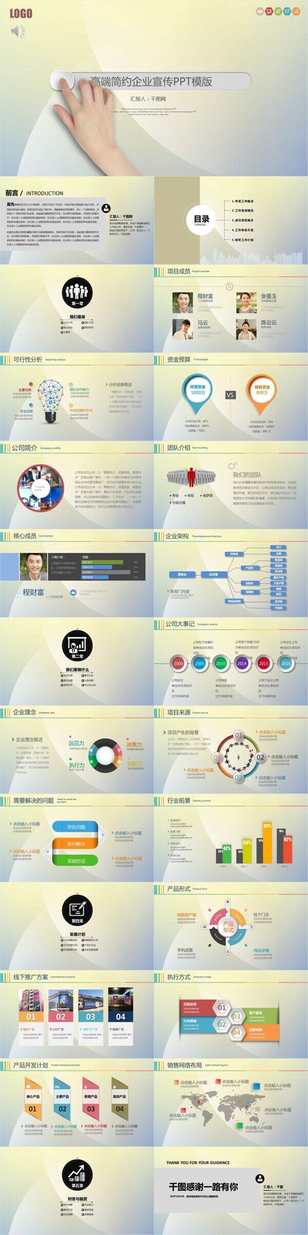 高端簡約企業(yè)宣傳PPT模版