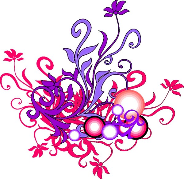 歐美花紋7988矢量CDR