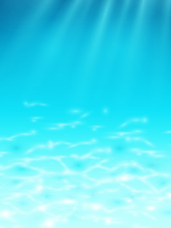 海底世界光效小清新游樂園活動背景