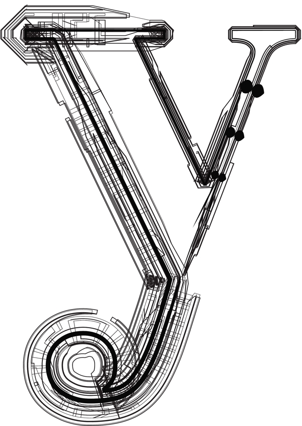 字體字母Y技術