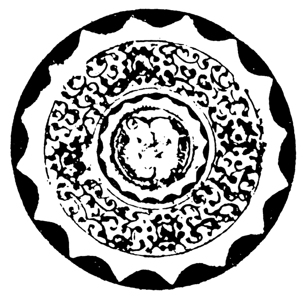 瓦當(dāng)圖案秦漢時期圖案中國傳統(tǒng)圖案圖案019