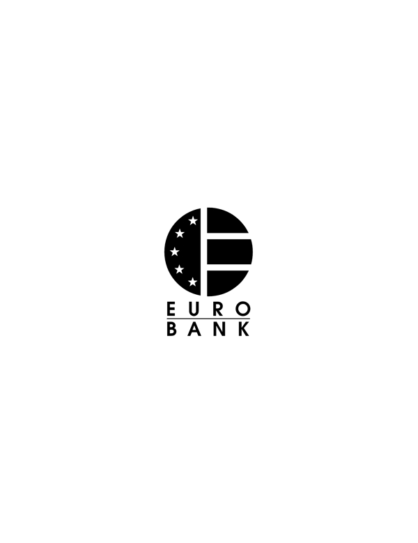 EuroBank1logo设计欣赏EuroBank1金融机构LOGO下载标志设计欣赏