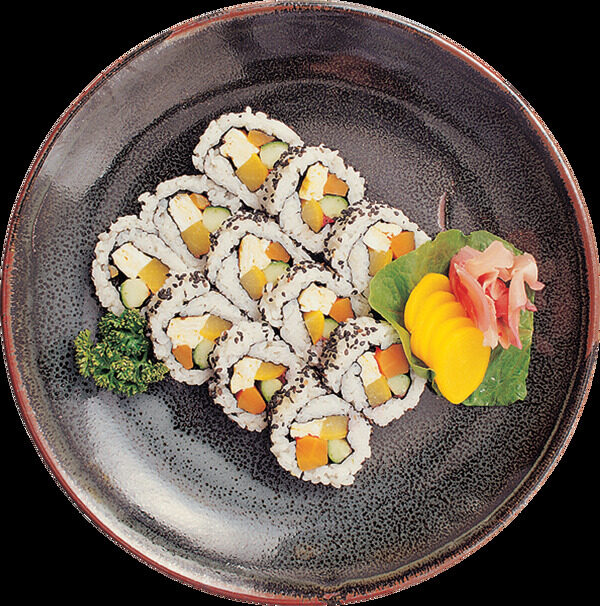 精美寿司卷日式料理美食产品实物