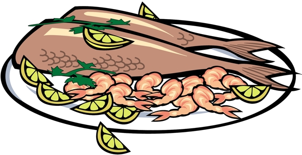 龍蝦魚類食物