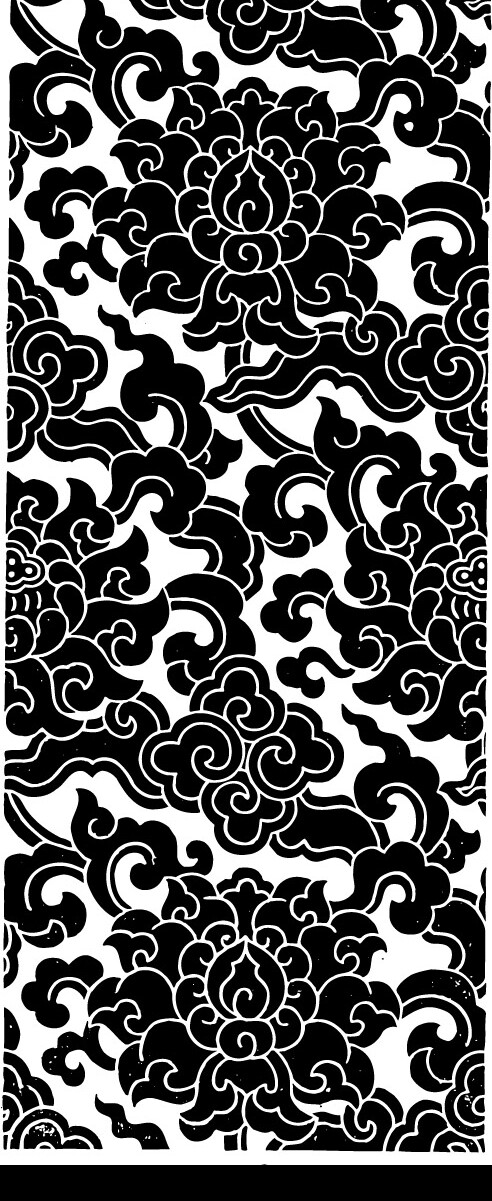 黑白矢量花紋背景圖片