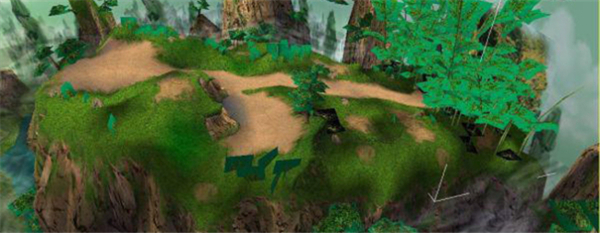 绿色森林游戏模型