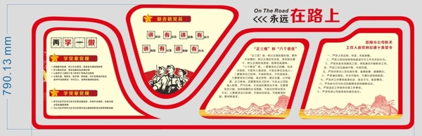 兩學(xué)一做黨建文化展板