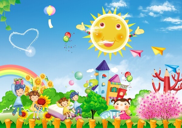 幼兒園海報圖片