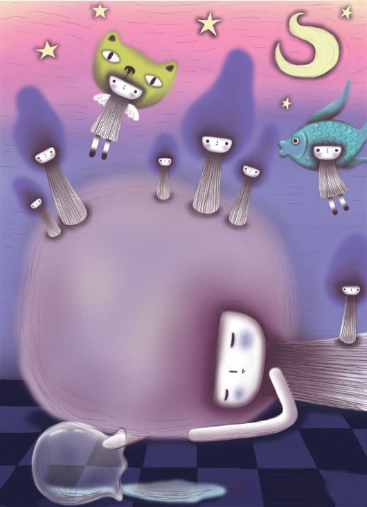 位圖插畫時尚插畫卡通插畫插畫師免費素材