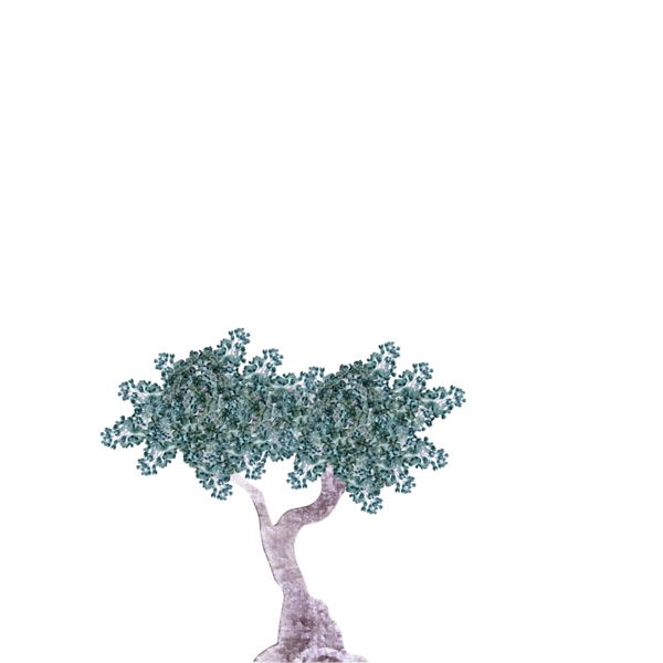 清新綠色大樹