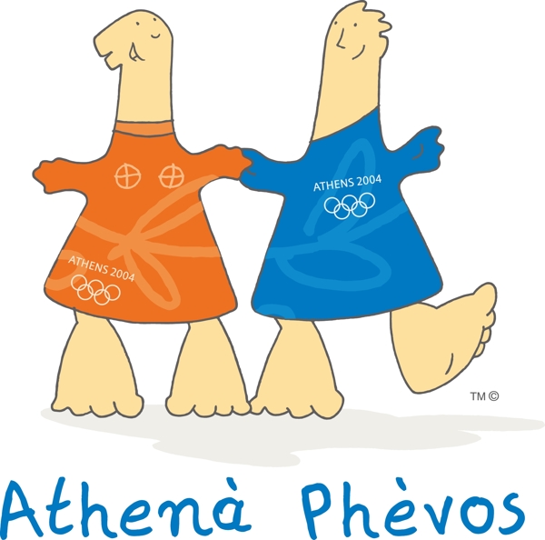 2004年雅典奥运会吉祥物图片