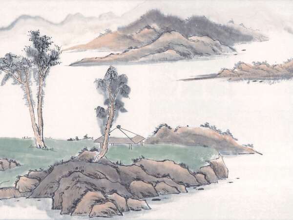 水墨山水畫(huà)圖片