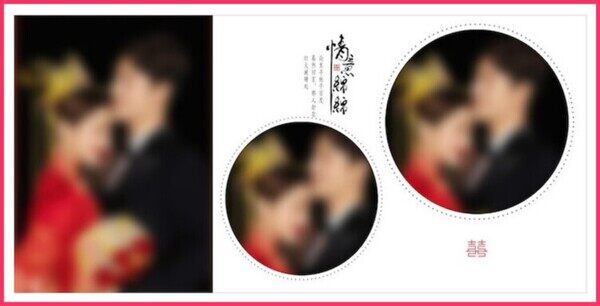 影樓通用方型圓型婚紗攝影相冊(cè)排版