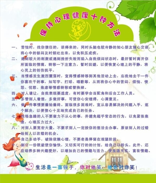 心理知識(shí)宣傳欄
