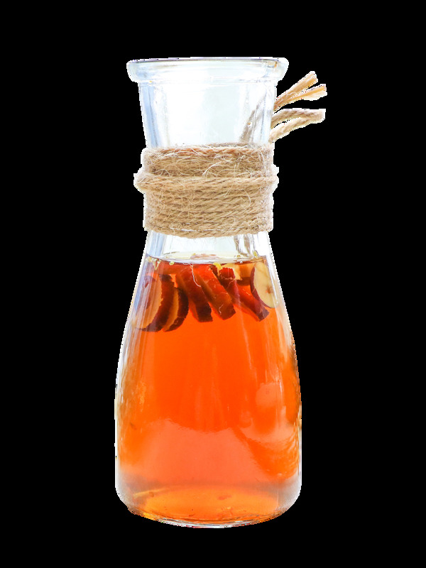 高顏值透明杯酸甜山楂健康果茶飲品