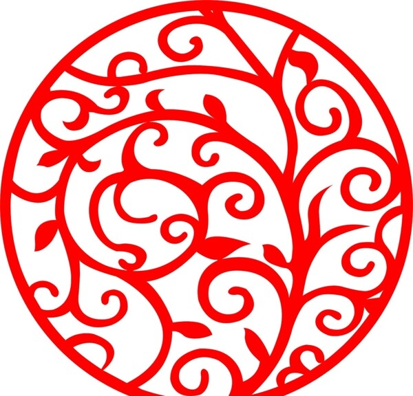 圓形雕花歐式圓形藤蔓家裝