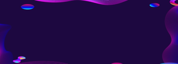 藍(lán)色簡(jiǎn)約流體banner背景模板