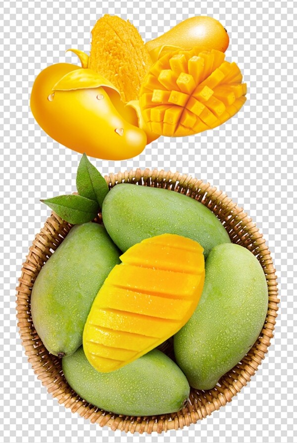 芒果一盆芒果一簇芒果