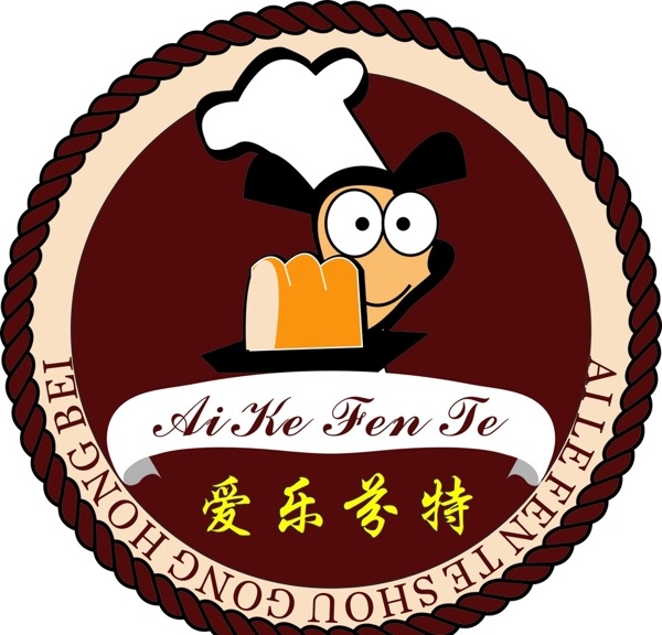 蛋糕面包店logo