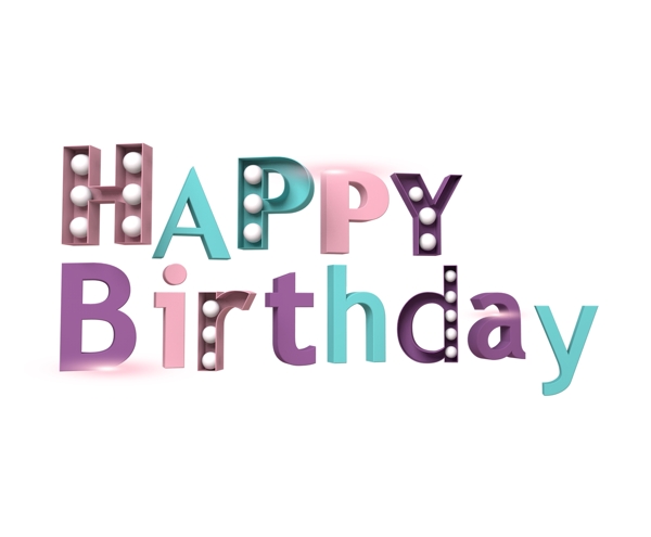 happybirthday生日快樂生日用語電商活動