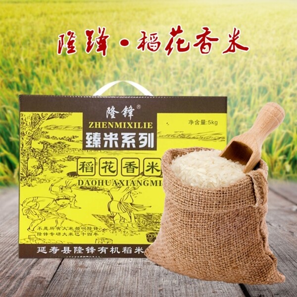 淘寶大米促銷主圖
