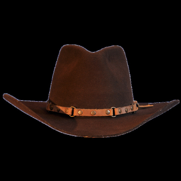 西部沙漠牛仔帽免抠png透明素材