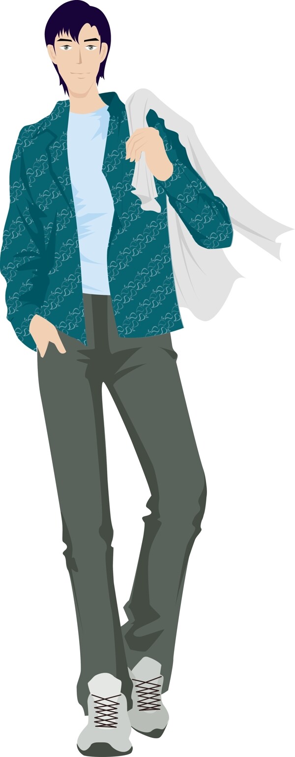 矢量男人物圖片