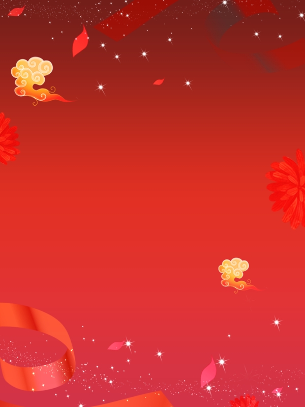 唯美新年喜慶邊框紅色質(zhì)感淡雅原創(chuàng)背景