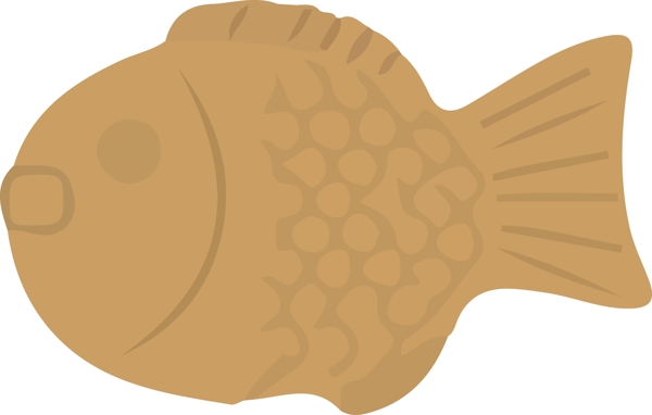一只小木鱼烤鱼木头鱼