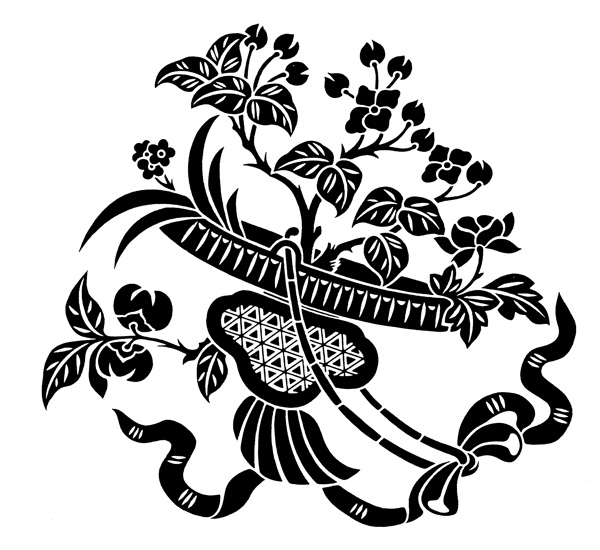 清代花鳥圖案中國傳統(tǒng)圖案0061